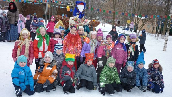 Будущие выпускники детского сада